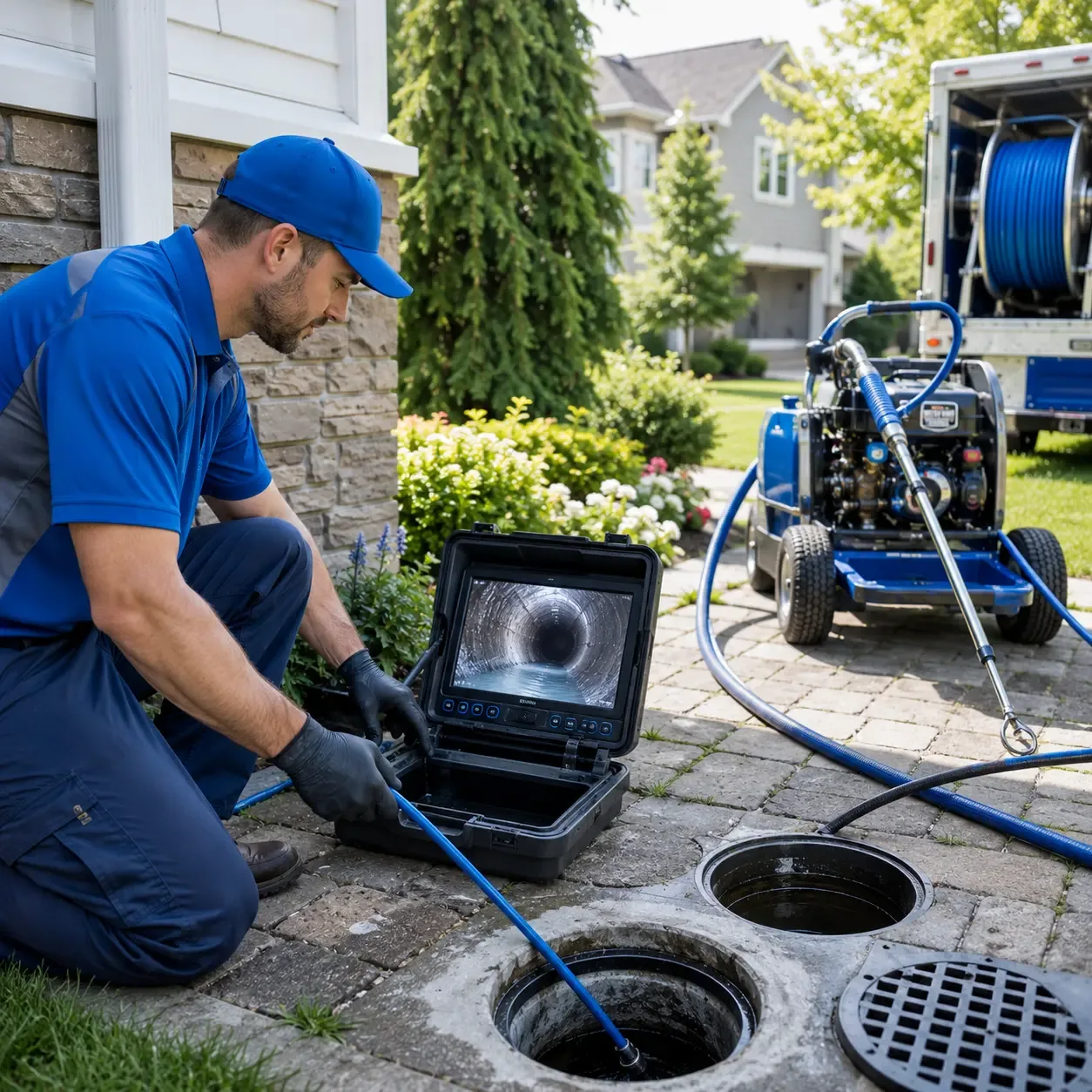 Outdoor drain cleaning professionals serving Pocono Lake, PA
